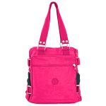 Bolsa 2 em 1 Vira Mochila Multifuncional Brilhosa Rosa Pink