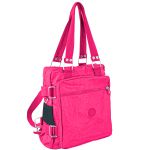 Bolsa 2 em 1 Vira Mochila Multifuncional Brilhosa Rosa Pink