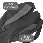 Necessaire Feminina Bolsa De Mão Passeio Moderna Preta