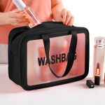 Necessaire Feminina Bolsa De Mão Passeio Moderna Preta