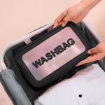 Necessaire Feminina Bolsa De Mão Passeio Moderna Preta