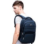 Mochila Multifuncional Prática Leve E Resistente Trabalho Azul