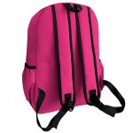 Mochila de Costas Escolar Casual Com Chaveiro Mini Bag Rosa Pink