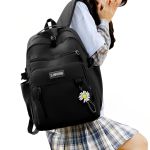 Mochila Escolar Resistente Semi Impermeável Moderna Alta Qualidade Premium Preta