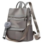 Bolsa Feminina Alça Transversal Compacta Casual Anti Furto Cinza