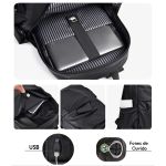 Mochila Masculina Executiva Notebook Impermeavel Preto