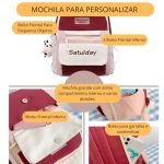 Mochila Escolar Juvenil Espaçosa Moderna Resistente Vermelho