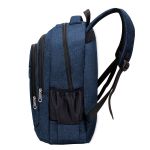 Mochila Média Executiva Casual Discreta Compartimento Para Notebook Azul