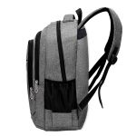 Mochila Média Executiva Casual Discreta Compartimento Para Notebook Cinza