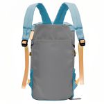 Bolsa Academia Transversal Treino Esportiva Azul Com Cinza