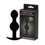 *Plug Com Duas Esferas pretty Love SI (1195) - Preto