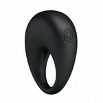 *Anel Peniano Com Vibro Pretty Love Trap SI (1200) - Preto