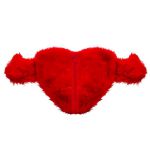 *Estojo em Pelúcia Formato Coração (12272) - Padrão