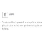 Capa Peniana de11cm Para 17cm Com Vibro VP (CA031-1230) - Bege