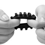 *Anel Peniano Formato de Engrenagem Love Toy SI (1240-1244) - Preto