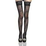 Meia 7/8 Fashion Detalhe De Renda (14621) - Preto