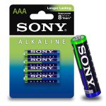 *Pilha Palito AAA Alcalina 4Un Sony (14968) - Padrão