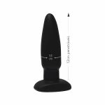 Plug Mon Plaisir 12cm - (SSP005P-16592). - Preto