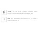 Prótese 15x15cm Com Vibro Recarregável GS (17797-VBR02001) - Bege