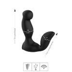 Massageador Intt de Próstata Anal Control (17941) - Preto