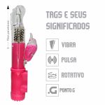 *Vibrador Rotativo Ponto G SI (5167) - Rosa