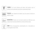 Vibrador Rotativo Recarregável SI (5278) - Dourado