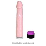*Prótese 19x13cm Com Vibro Ardour Club SI (5528) - Bege