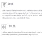 *Vibrador Linda Toque Aveludado 6 Vibrações SI (5534) - Rosa