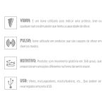 Vibrador Rotativo Recarregável King SI (5596).. - Bege