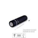 *Cápsula Vibratória Recarregável Seed SI (5967) - Preto