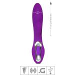 Vibrador Ponto G Recarregável Com Estimulador Softs SI (5988) - Roxo