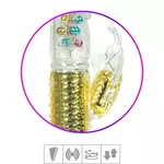 *Vibrador Vai e Vem Female Com Estimulador SI (17450-6045) - Dourado