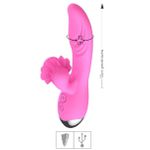 Vibrador Com Estimulador Recarregável Sex Massager SI- (6056) - Rosa