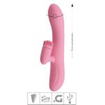 Vibrador Ponto G Com Rotação Cris SI (6145) - Rosa