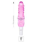 Vibrador Formato De Pênis Com Nódulos Massageadores (6174) - Rosa