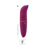 Vibrador Ponto G Aveludado Golfinho SI (6178) - Vinho