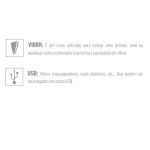 Plug Silicone Com Vibro Vins SI (6217) - Preto