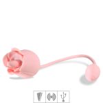 Estimulador Recarregável Formato de Rosa Blossoms SI (6910). - Rosa