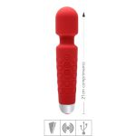 Massageador Recarregável Varinha Mágical SI (7167) - Vermelho