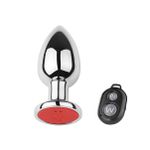 Plug em Aço P Recarregável Com Controle SI (7239) - Cromado