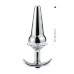 Plug De Metal Com Base Removível SI - (7454) - Pedra Roxa
