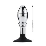 Plug De Metal Oval Com Ventosa SI (7456) - Cromado