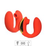 *Vibrador Para Casal Seventeen SI (7493) - Vermelho