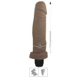 Prótese 17x14cm Com Vibro Bernard Upper (UP75-ST787) - Marrom