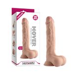 Prótese 20x15cm Com Vértebra e Ventosa SI (7653) - Bege