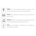 Vibrador Ponto G Recarregável Woo SI (7769) - Lilás