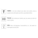 Vibrador Recarregável Formato de Boca Big Mouth SI (7842) - Vermelho