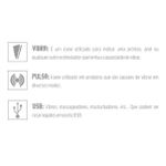 Estimulador Formato De Rosa Com Pulsação SI (7866) - Vermelho