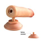 Prótese 17x13cm Com Vértebra e Ventosa Mr. Switch SI (8000) - Bege