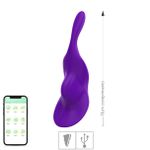 Vibrador de Calcinha Via APP Déli SI (8287) - Roxo